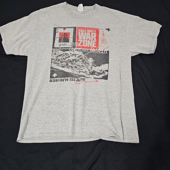 Port and Company Call of Duty War Zone T-shirt Men's Medium - Large Slim Fit - Picture 1 of 7